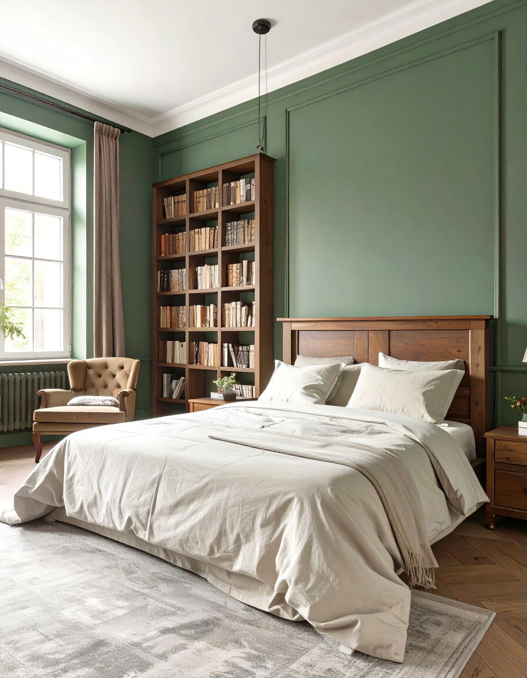 The Moody Dark Academia Bedroom - 30 mens bedroom ideas on a budget