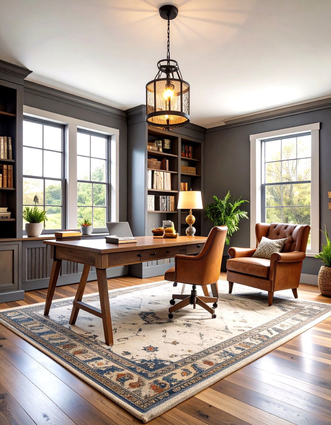 The Moody Farmhouse Study - 30 farm house design ideas