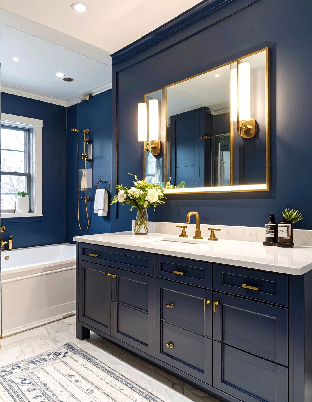 The Moody Hues Bathroom - 30 bathroom decor ideas 2025