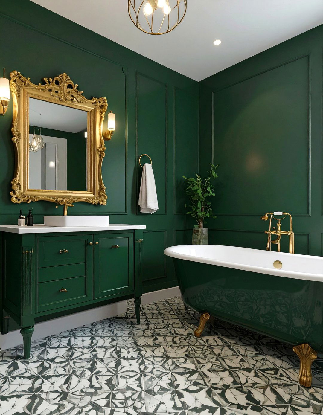 The Moody Maximalist Bathroom - 30 bathroom update ideas