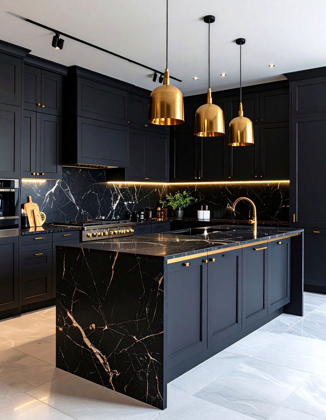 The Moody Noir Kitchen - 30 kitchen update ideas