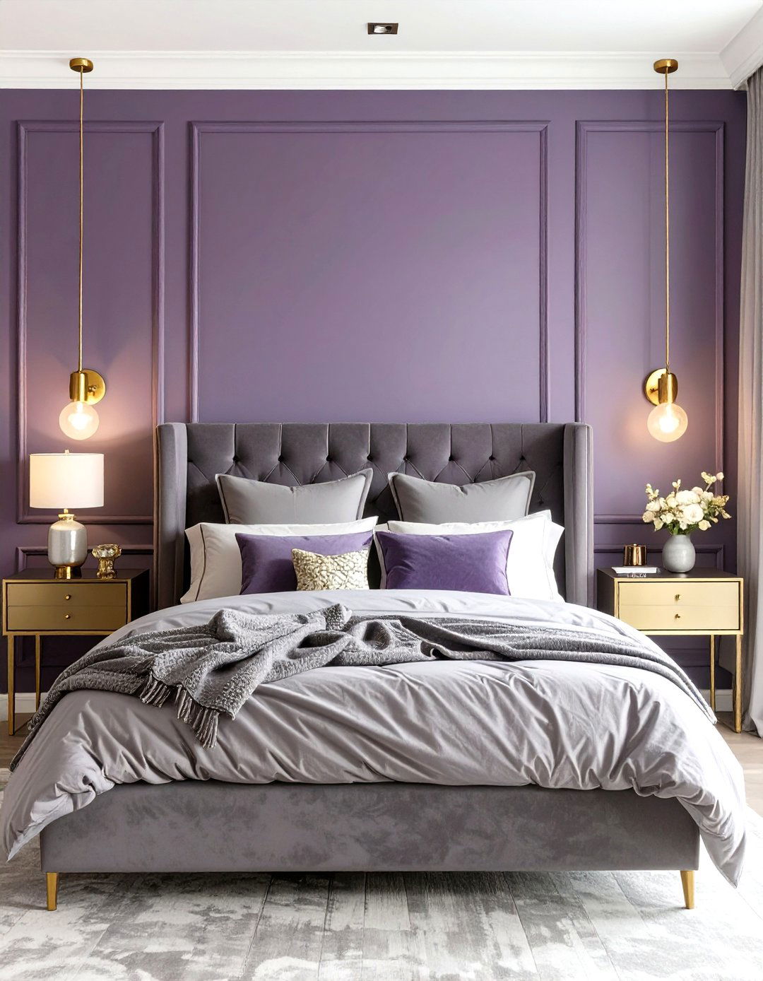 The Moody Plum Bedroom - 30 dark bedroom ideas