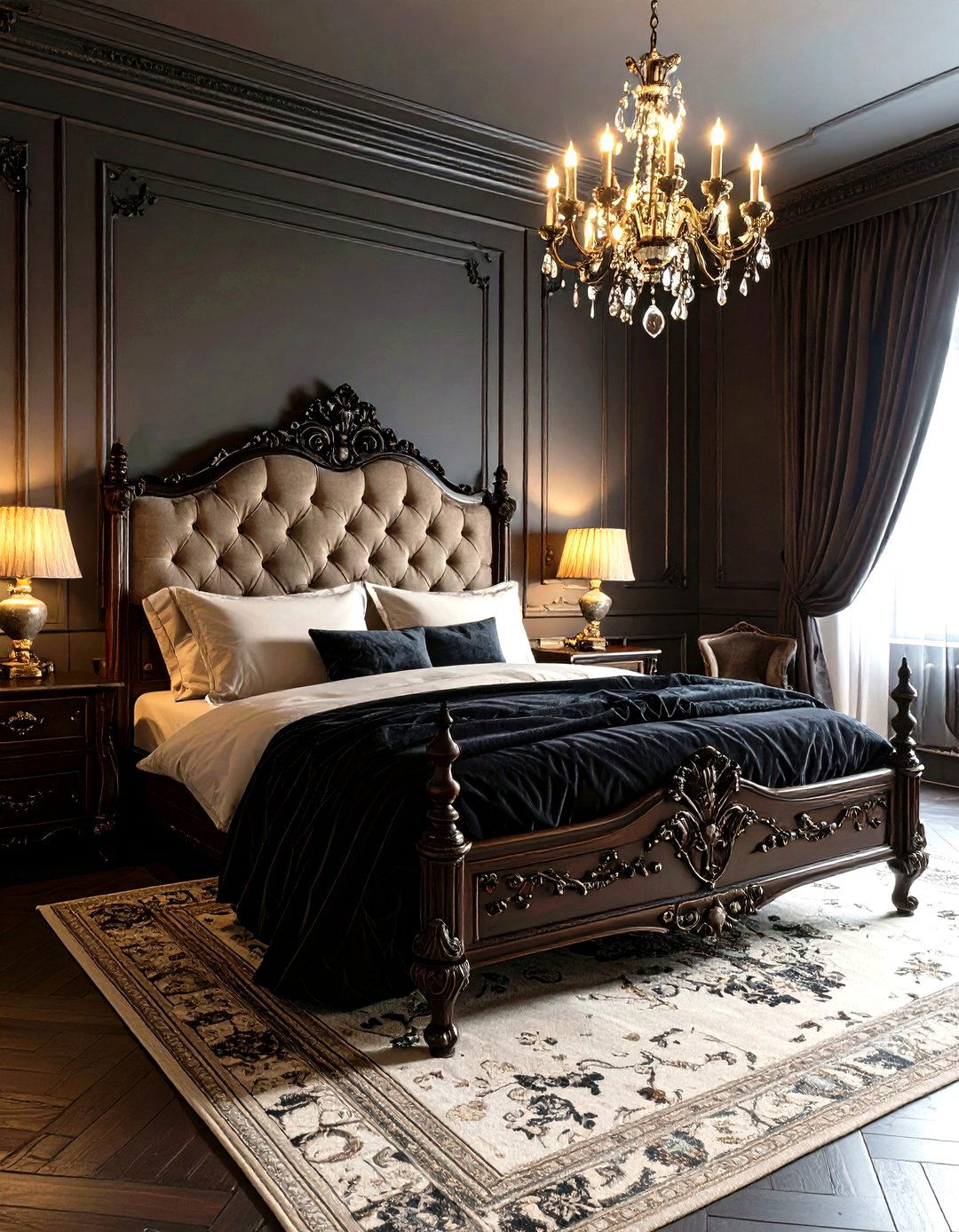 The Moody Romantic Gothica - 30 eclectic interior design ideas