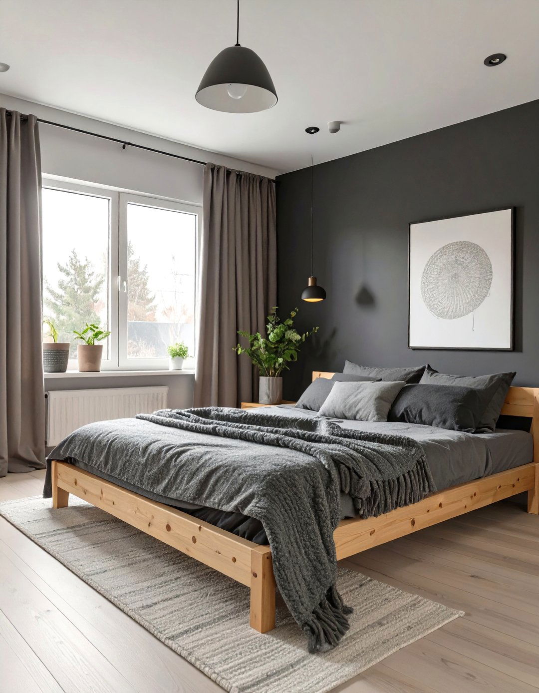 The Moody Scandinavian Bedroom - 30 dark bedroom ideas
