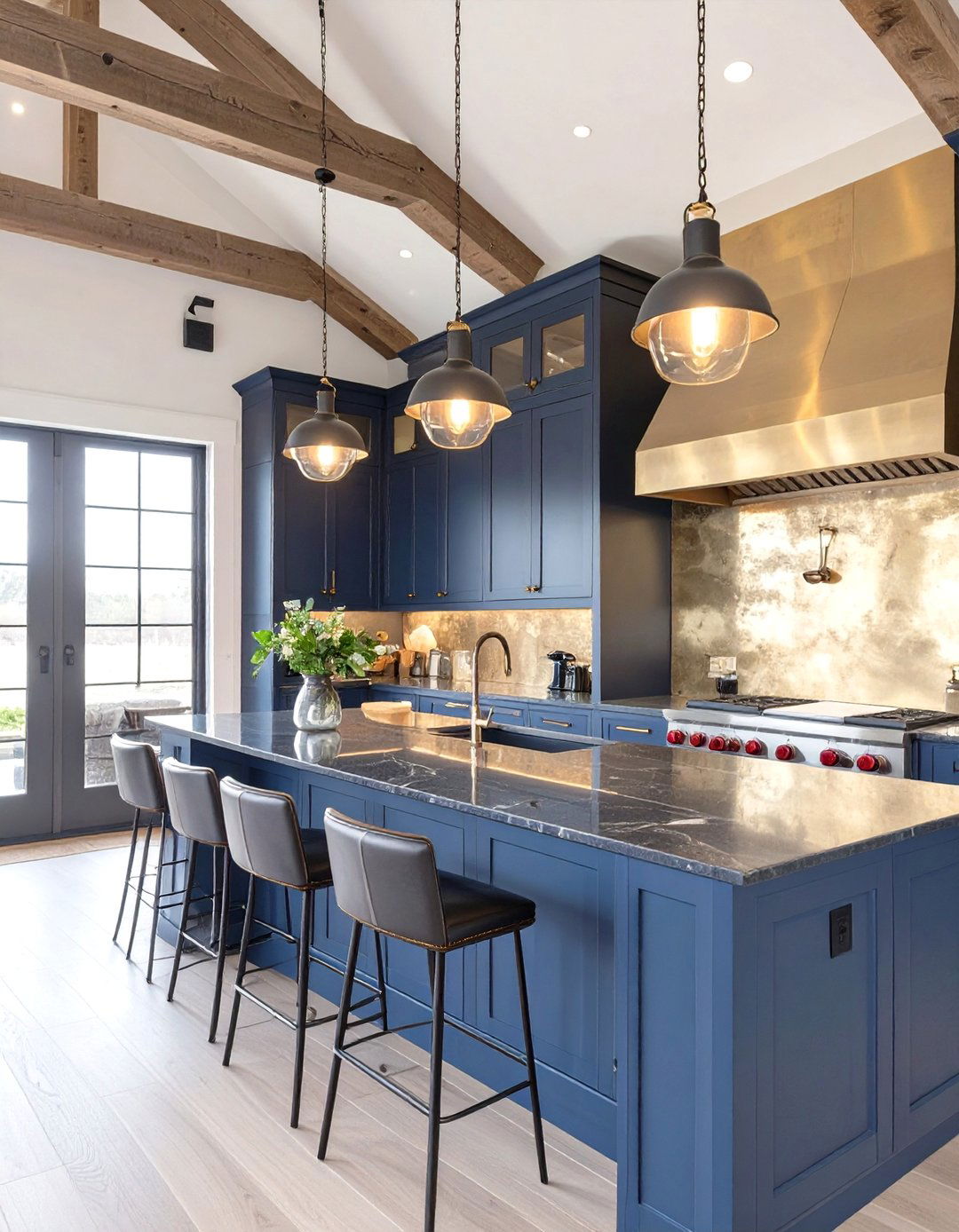 The Moody Speakeasy Kitchen - 30 barndominium kitchen ideas