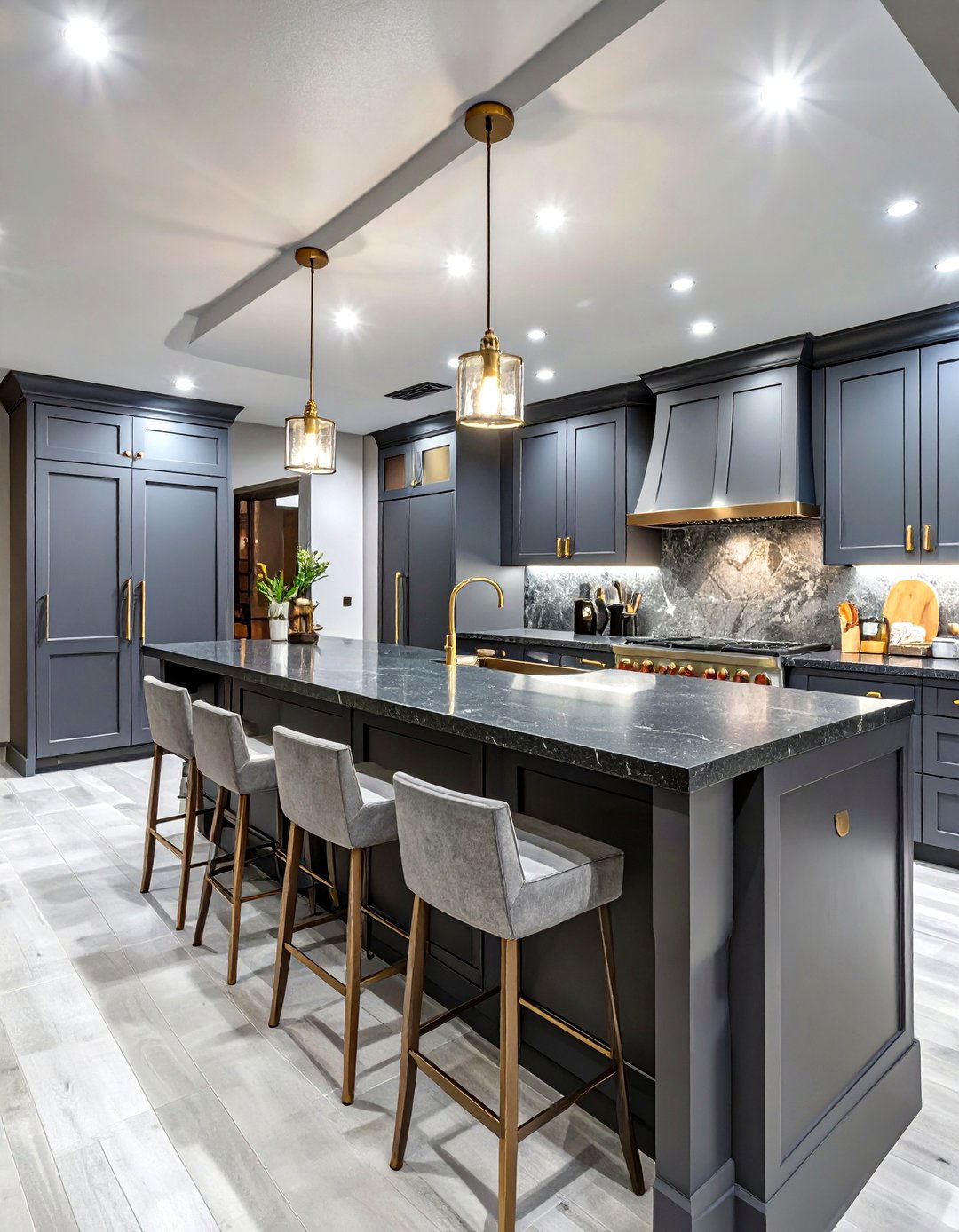 The Moody and Dramatic Basement Bar - 30 basement wet bar ideas