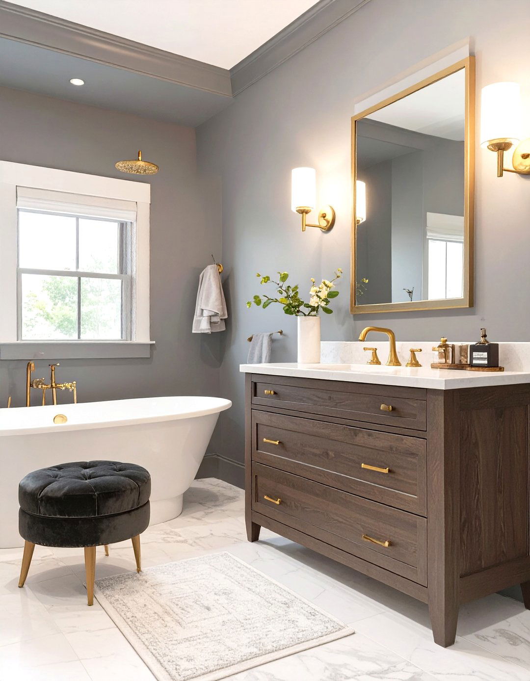 The Moody and Dramatic Bathroom - 30 design my bathroom ideas