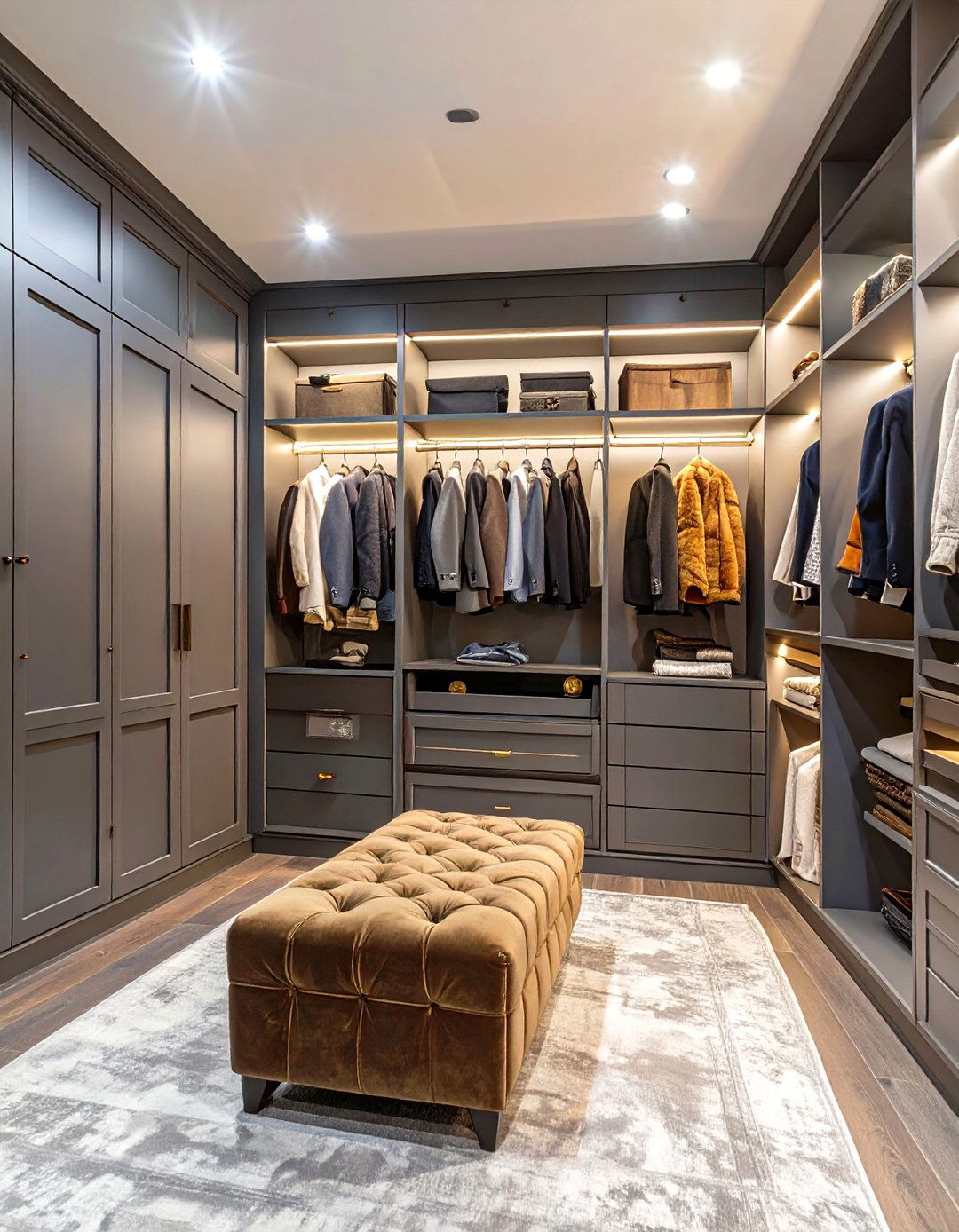 The Moody and Dramatic Closet - 30 closet makeover ideas