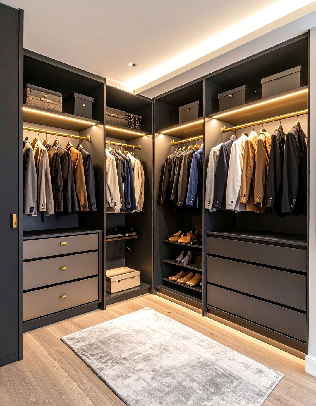 The Moody and Dramatic Hallway Closet - 30 hallway closet ideas