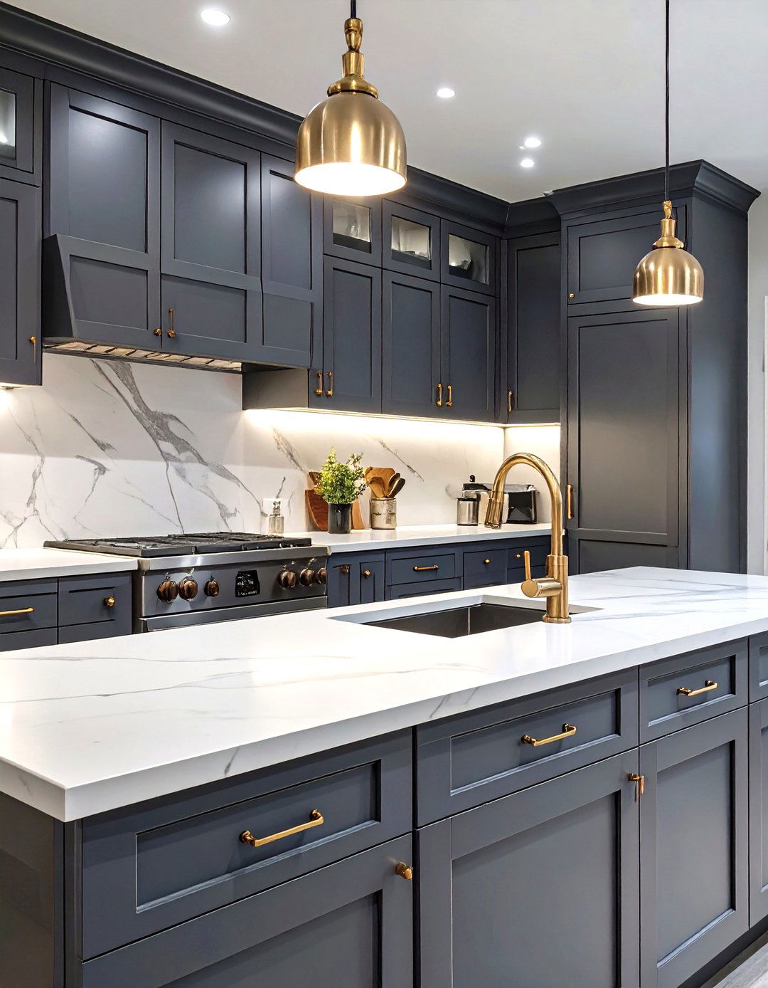 The Moody and Dramatic Kitchen - 30 how to design a kitchen ideas