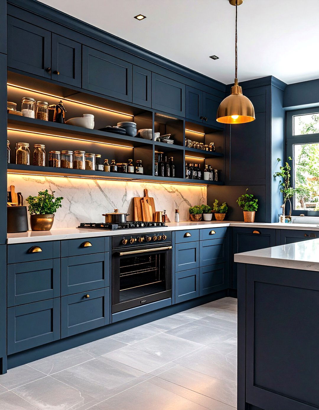 The Moody and Dramatic Kitchen Pantry - 30 kitchen pantry ideas