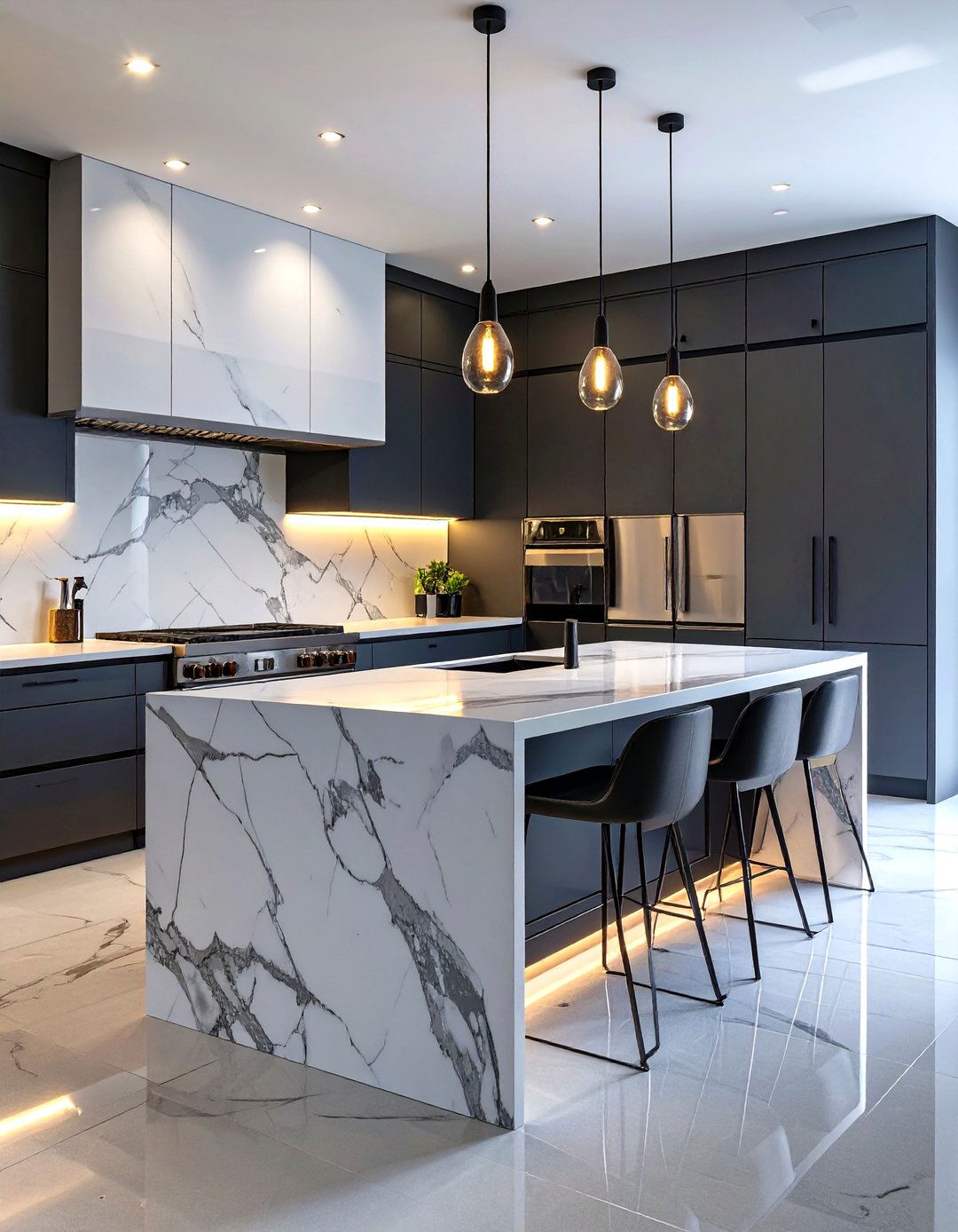 The Moody and Dramatic Kitchen - 30 design a kitchen online ideas