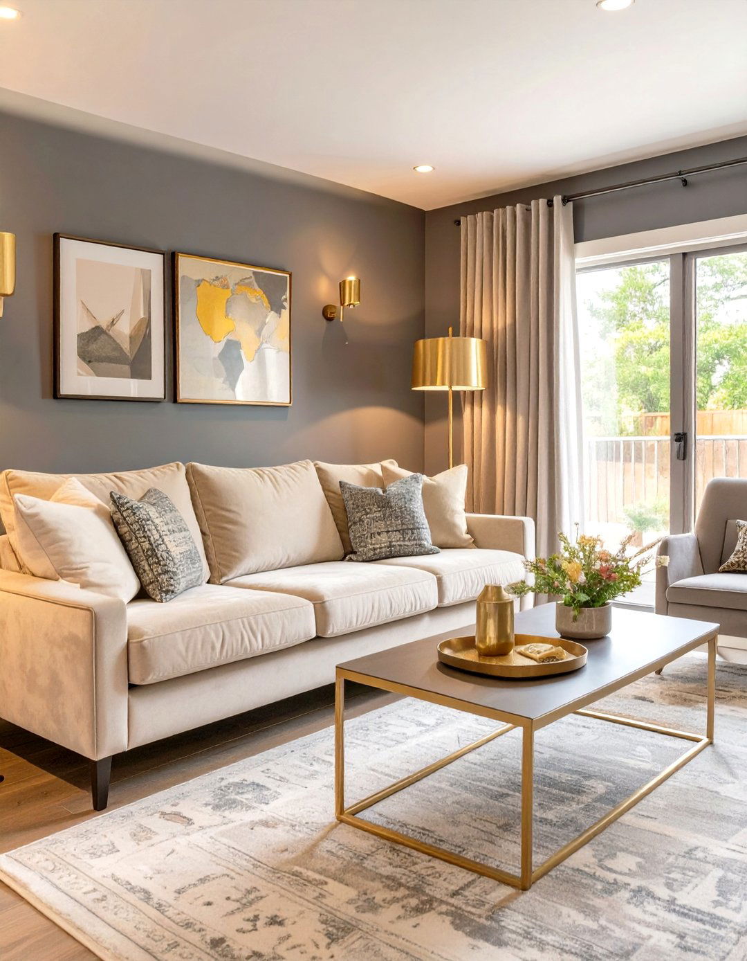 The Moody and Dramatic Living Room - 30 mobile home living room ideas