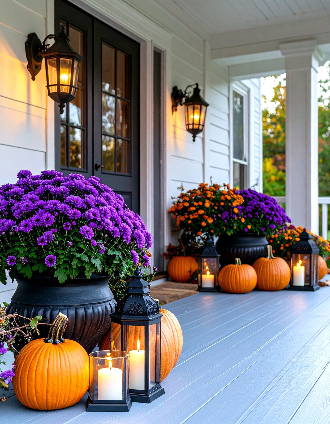 The Moody and Mysterious Front Porch - 30 fall front porch ideas
