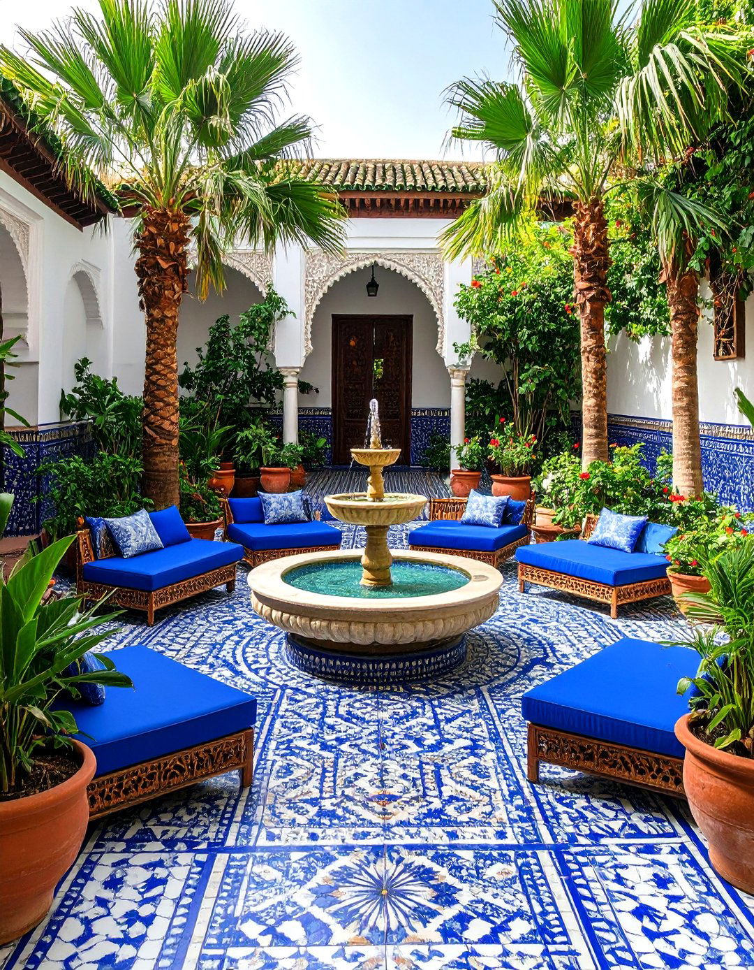 The Moroccan Courtyard Garden - 30 how to design a garden ideas