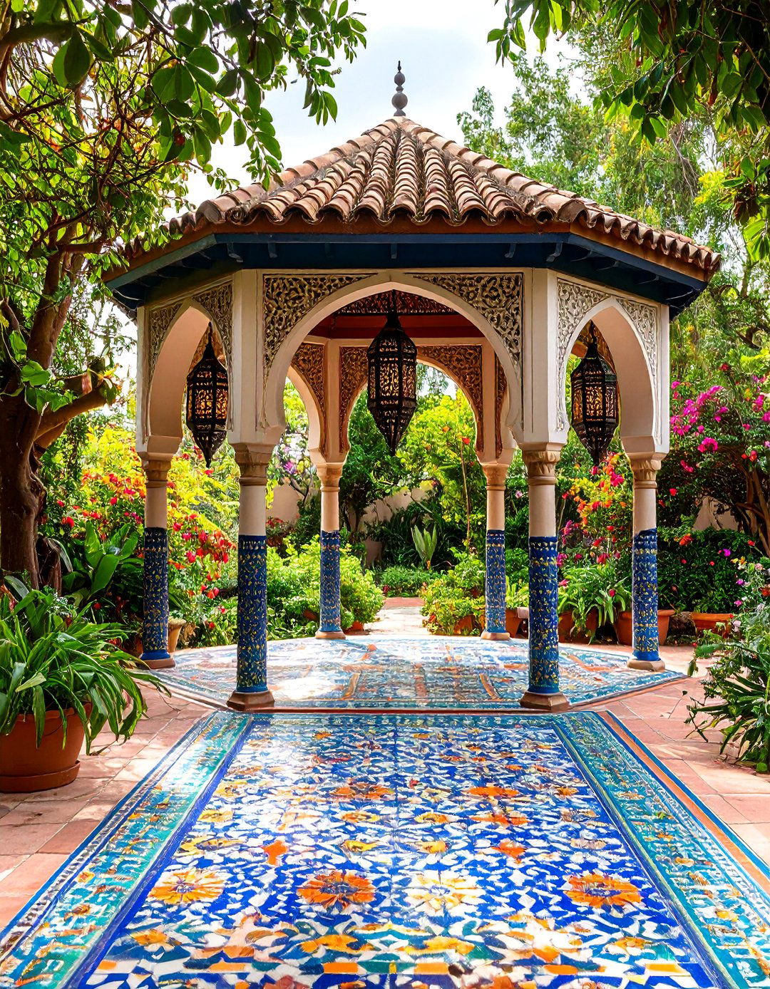 The Moroccan Inspired Gazebo - 30 backyard gazebo ideas