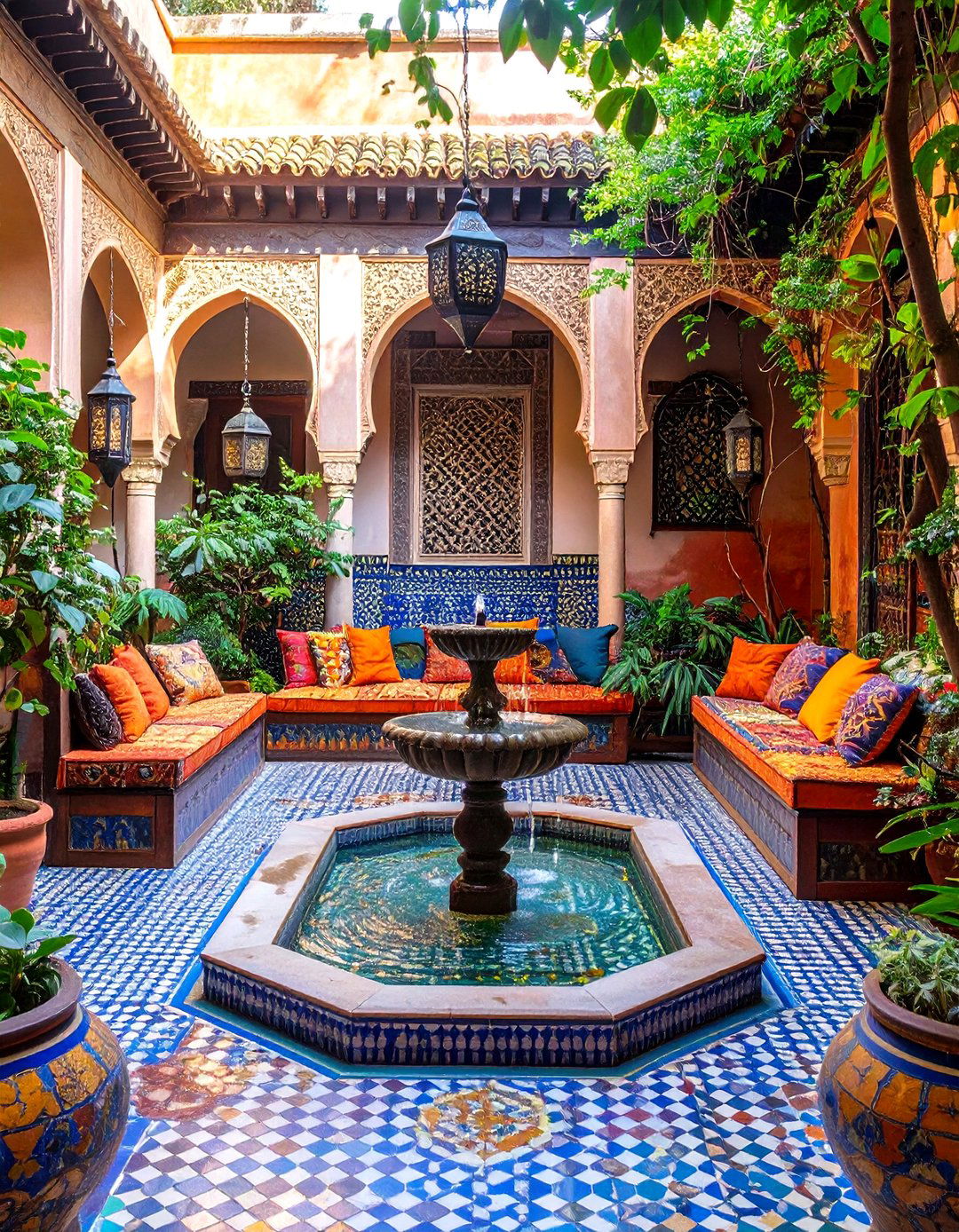 The Moroccan Inspired Riad Garden - 30 modern small garden ideas