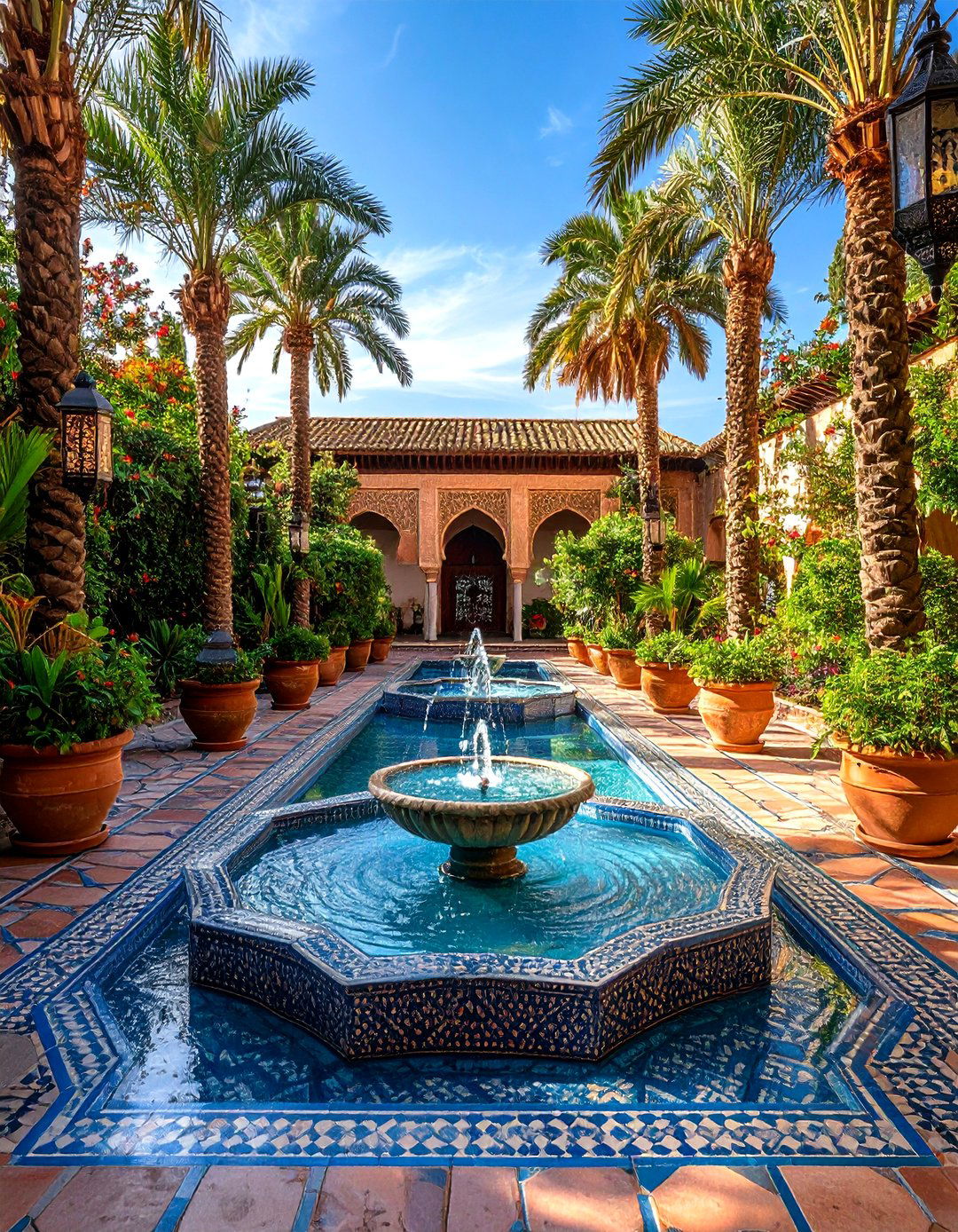 The Moroccan Inspired Riad Garden - 30 garden landscaping ideas