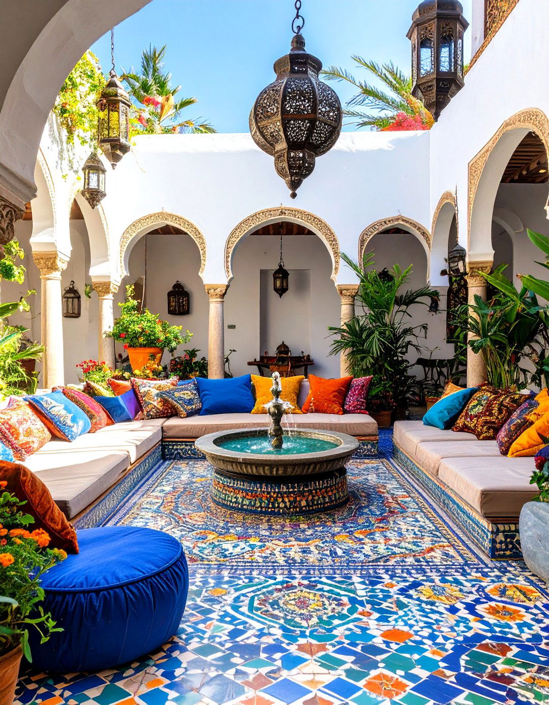The Moroccan Inspired Riad Patio - 30 backyard patio designs