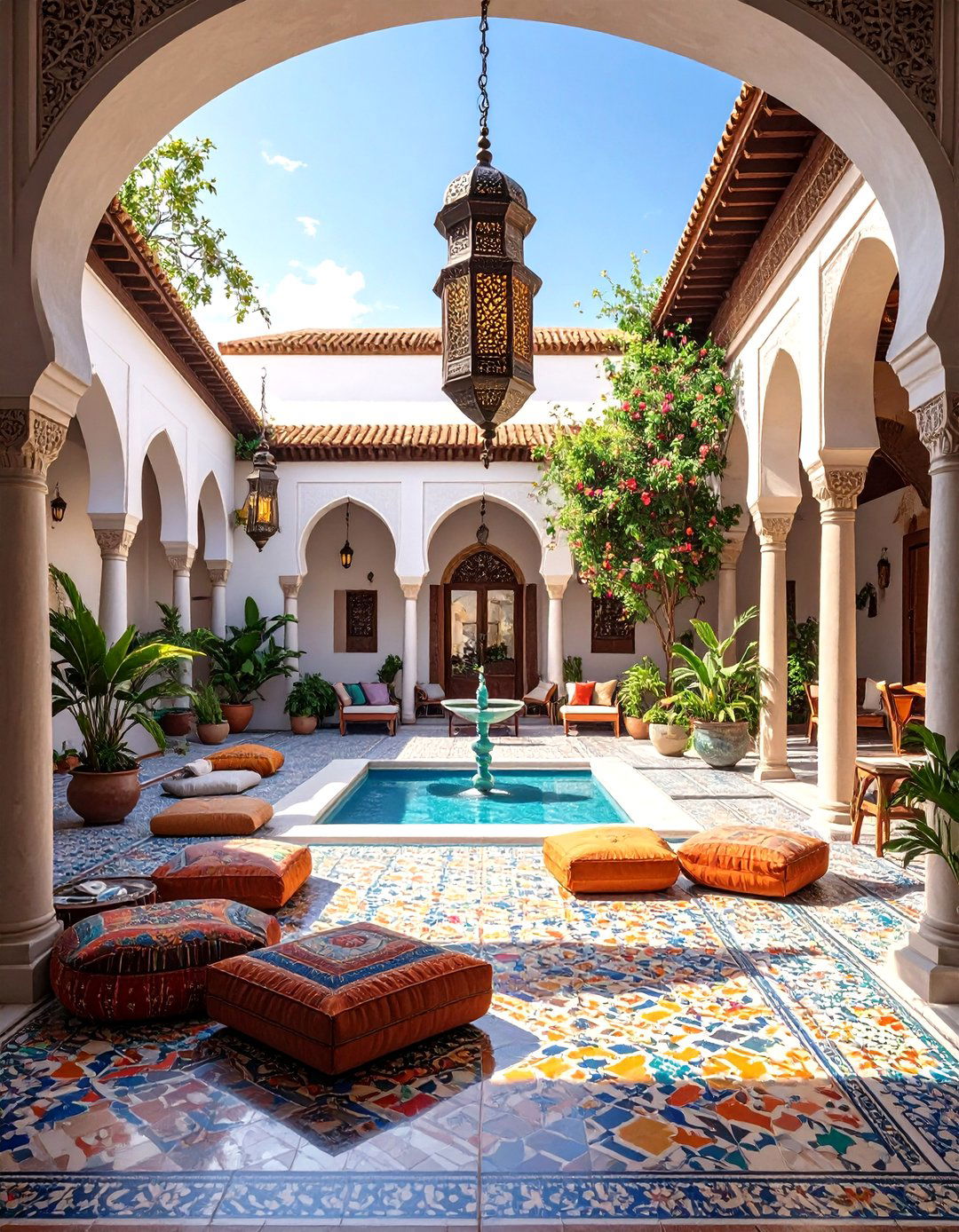 The Moroccan Inspired Riad - 30 ai outdoor entertaining space ideas