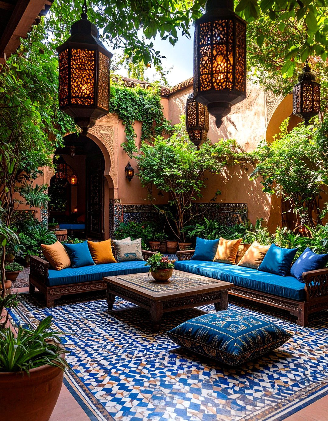 The Moroccan Kasbah Backyard - 30 backyard decor ideas