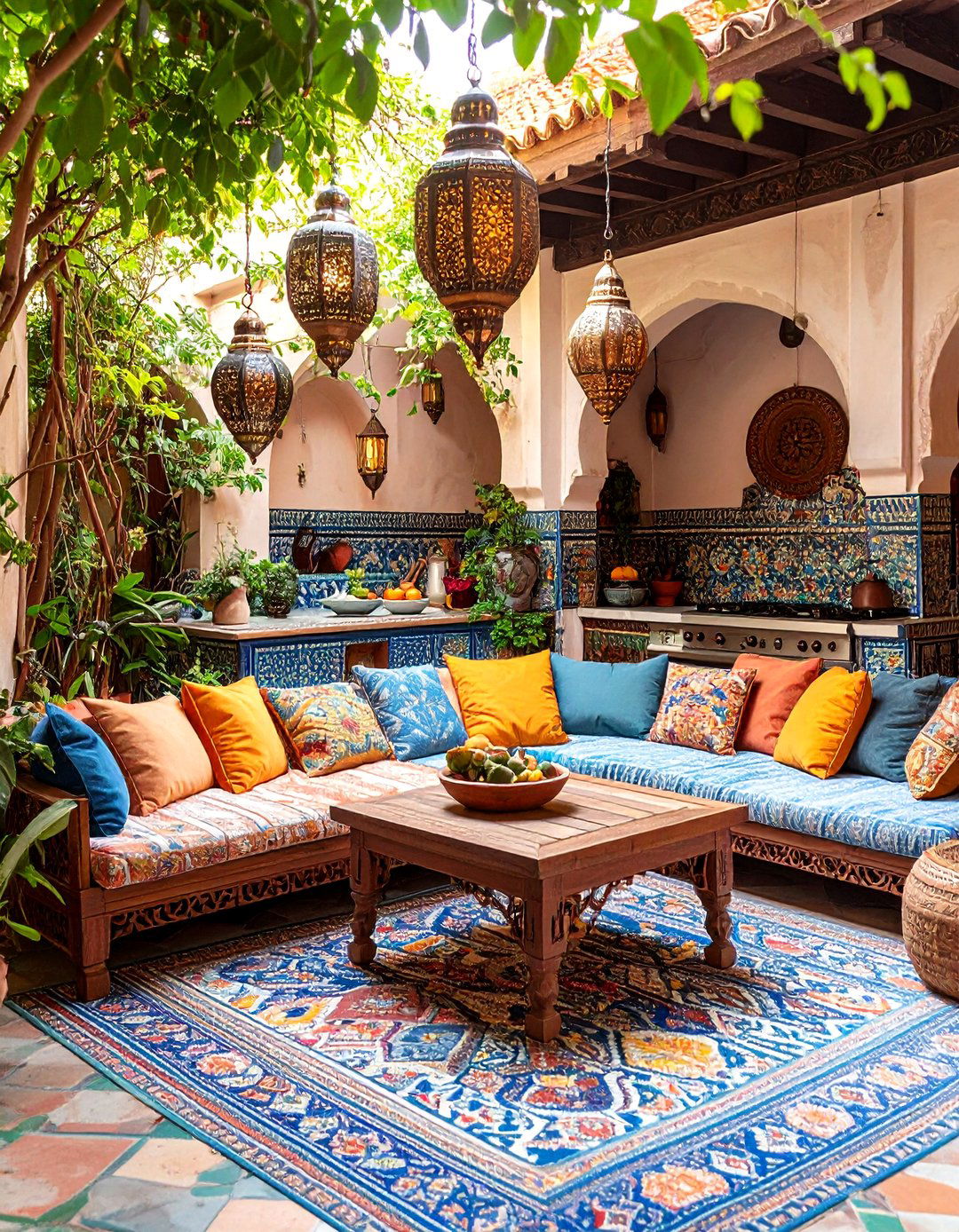 The Moroccan Kasbah Kitchen - 30 backyard kitchen ideas