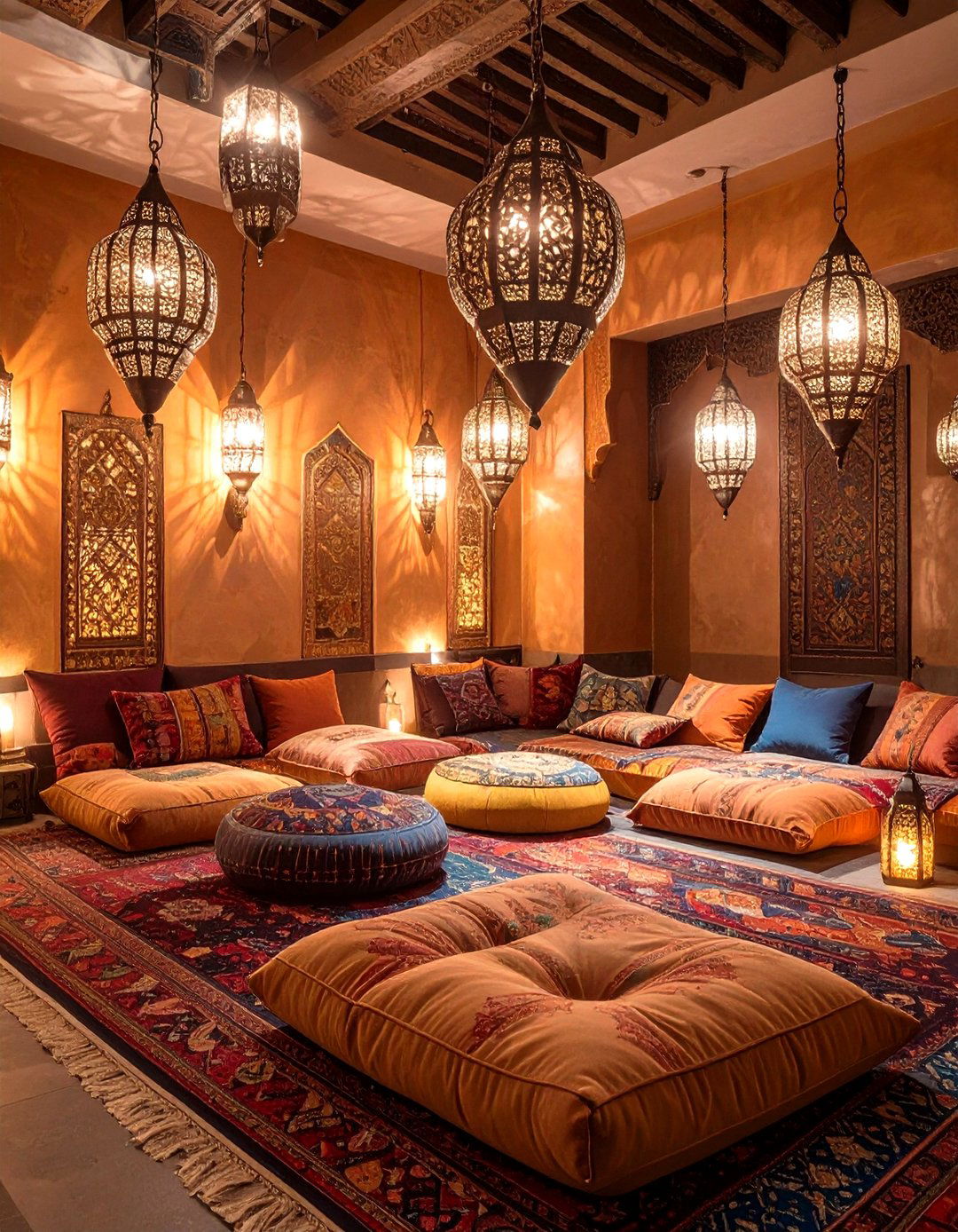 The Moroccan Kasbah Retreat - 30 home theater design ideas