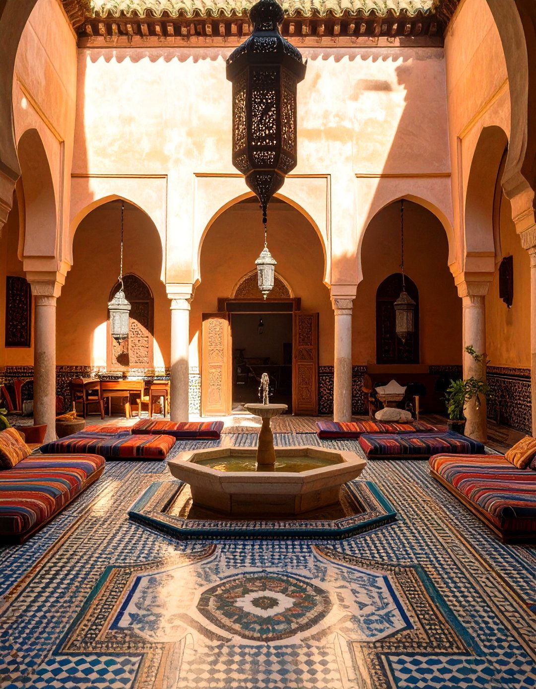 The Moroccan Riad Courtyard - 30 custom landscape design ideas
