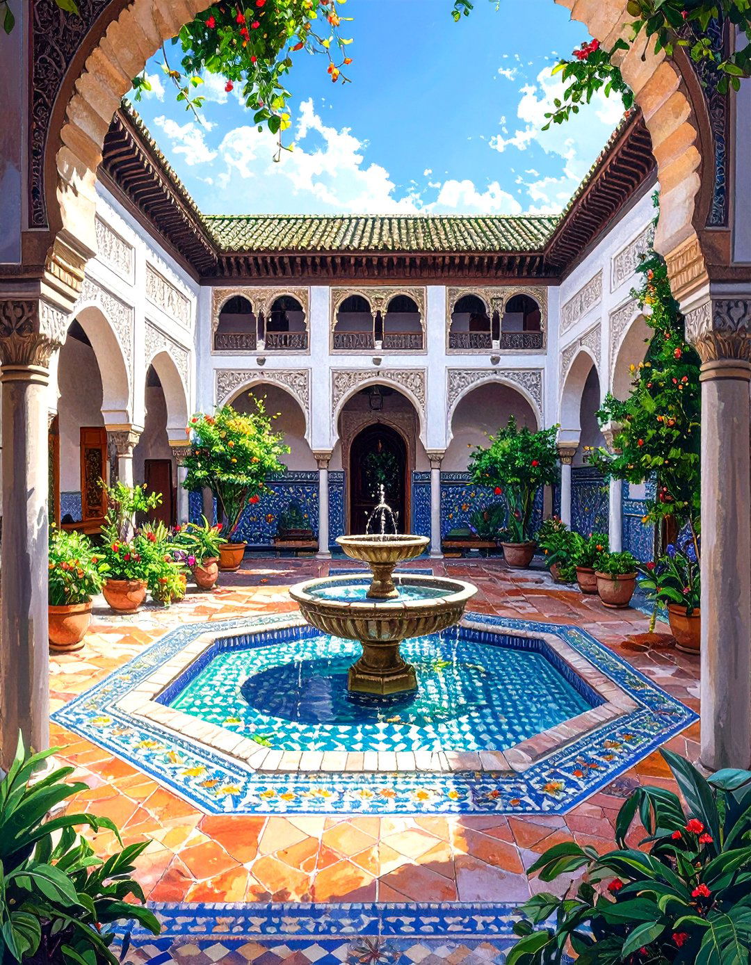 The Moroccan Riad Escape House Design - 30 luxury house design ideas