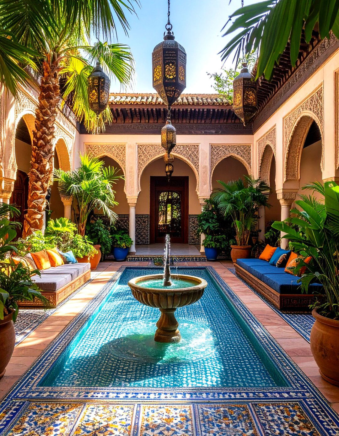 The Moroccan Riad Garden - 30 garden ideas for backyard