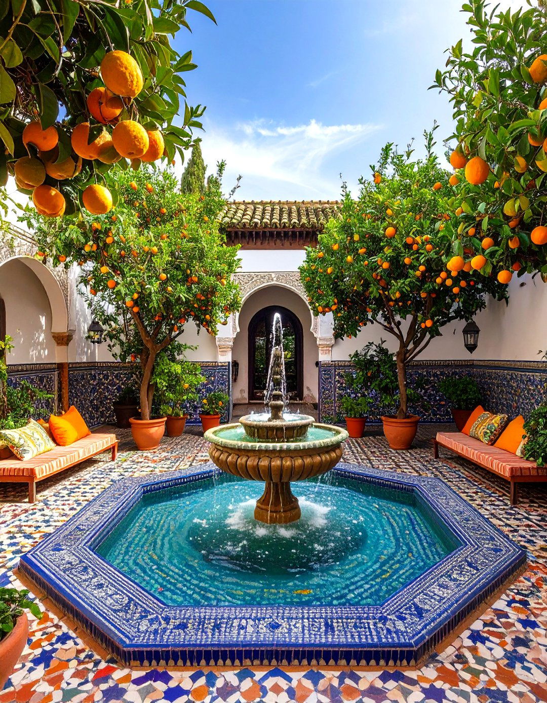 The Moroccan Riad Garden - 30 garden landscape ideas