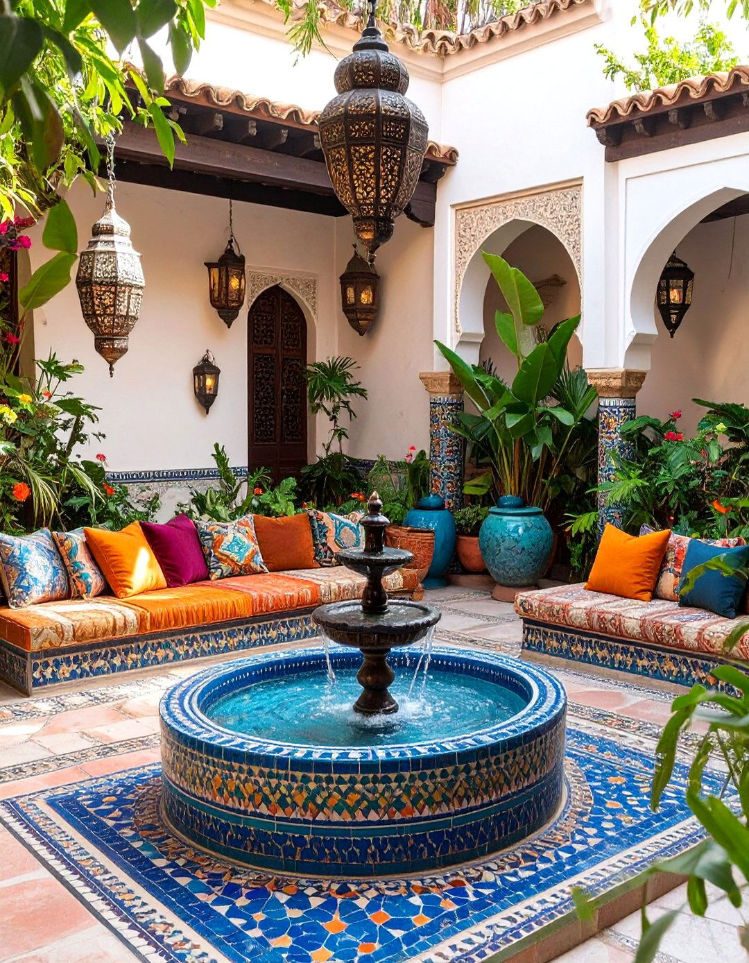 The Moroccan Riad Inspired Backyard - 30 backyard renovation ideas