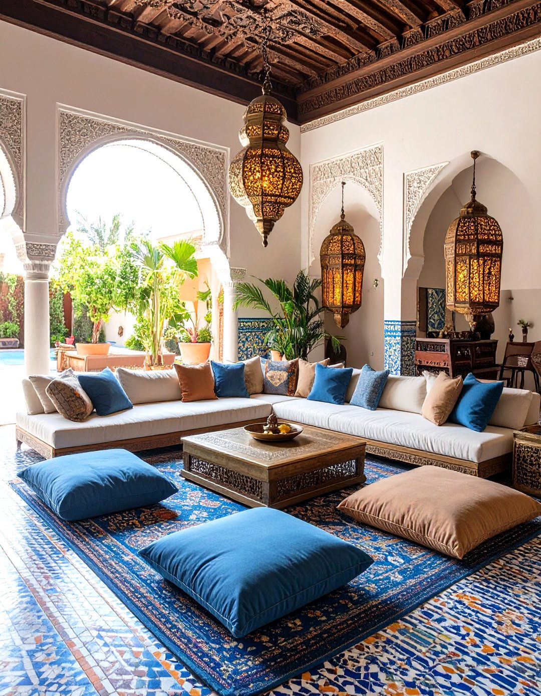 The Moroccan Themed Kasbah Lounge - 30 enclosed patio ideas