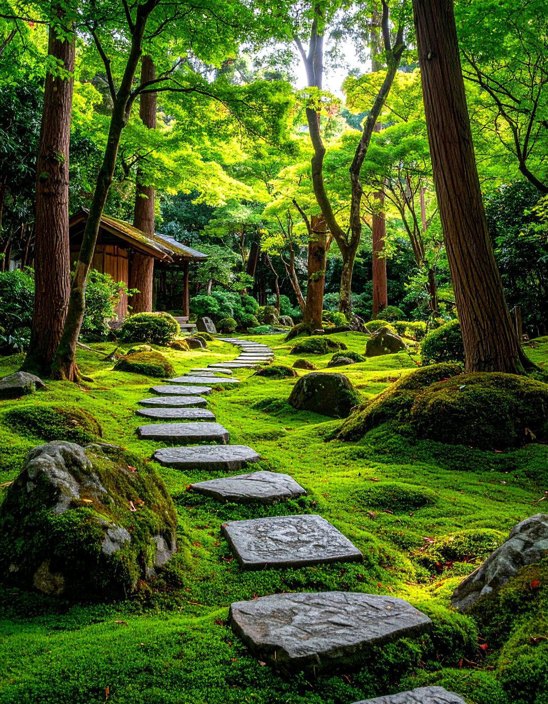 The Moss Garden Koke dera Inspired - 30 japanese garden ideas
