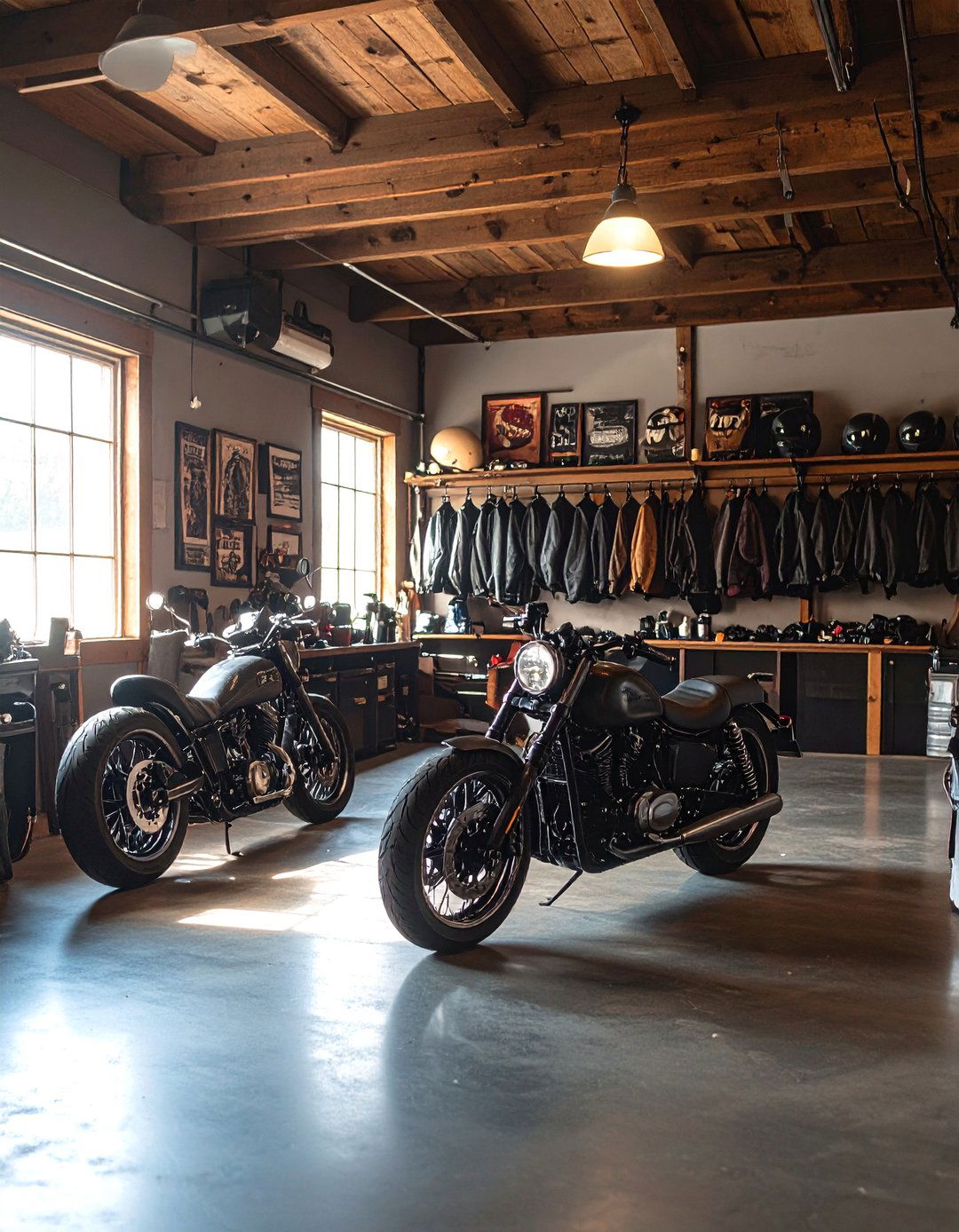 The Motorcycle Enthusiasts Garage - 30 2 car garage ideas