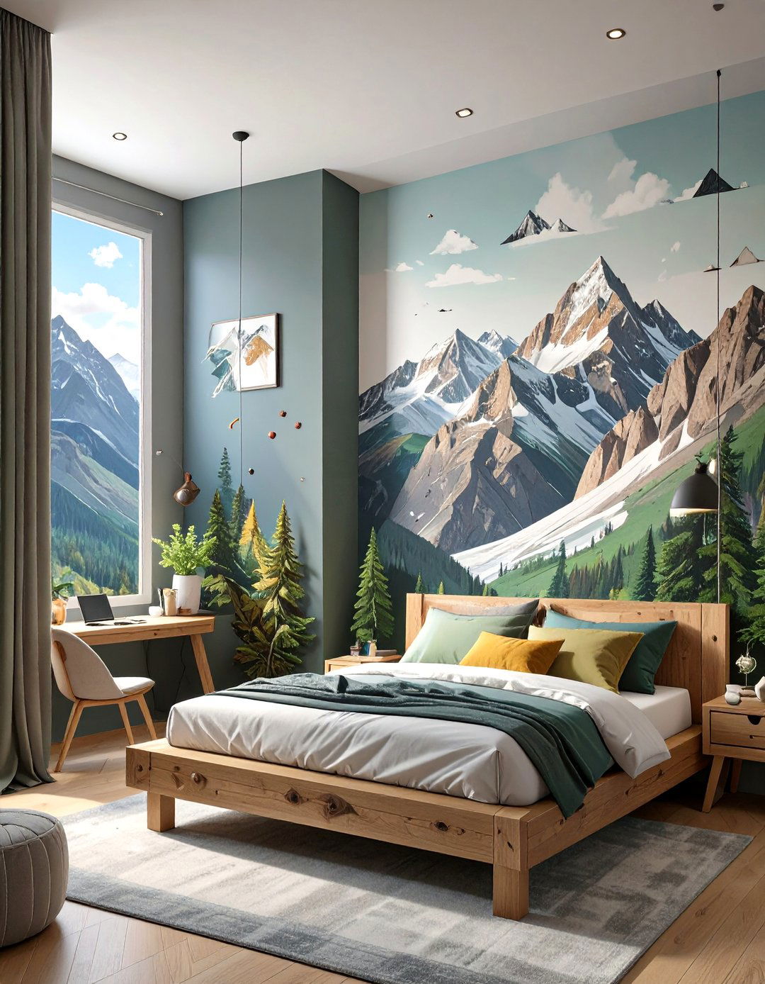 The Mountain Climbers Base Camp - 30 ai teen room design ideas