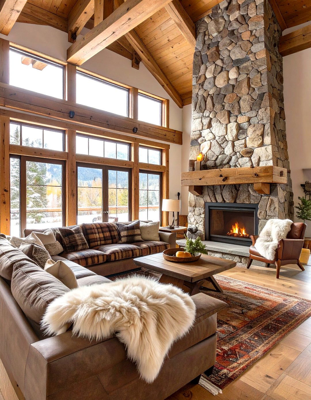The Mountain Lodge Escape - 30 interior design ideas for a cozy home