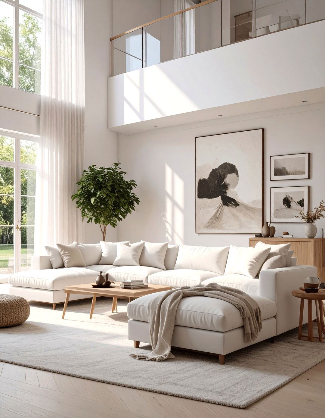 The Mountain Lodge Living Room - 30 high ceiling living room ideas