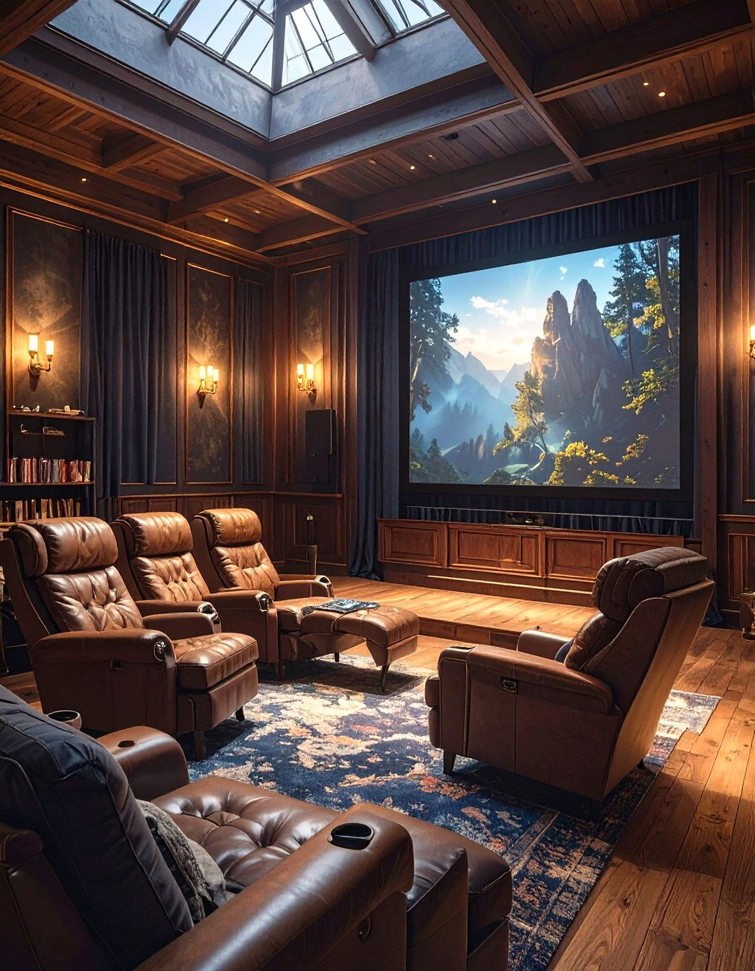 The Movie Theater Shed - 30 man cave shed ideas