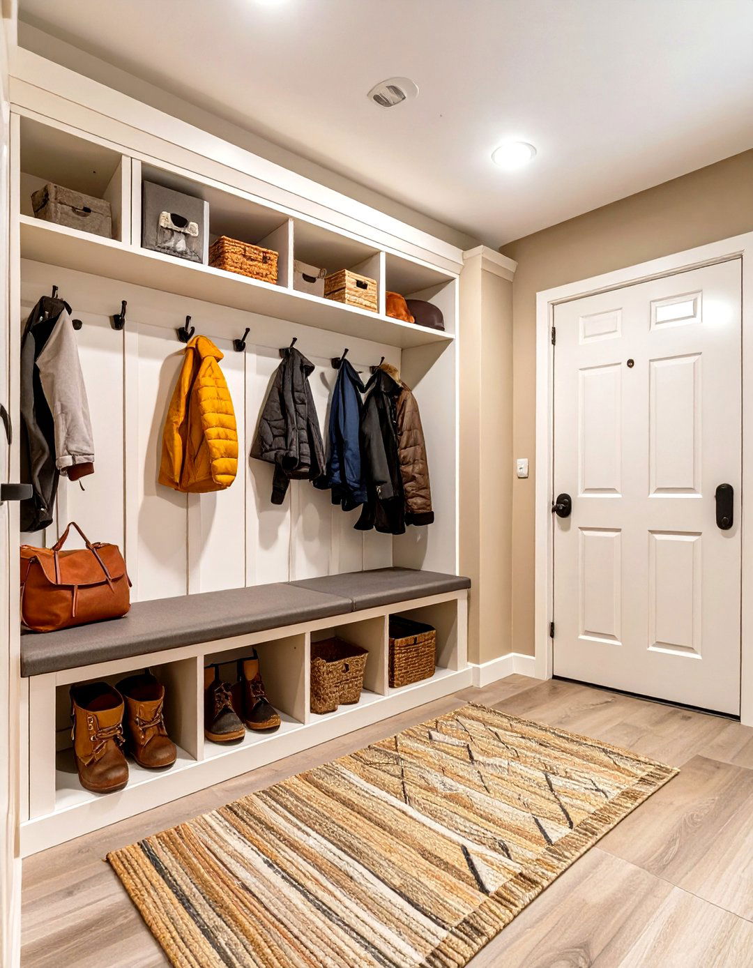 The Mudroom Transition Garage Closet - 30 garage closet ideas