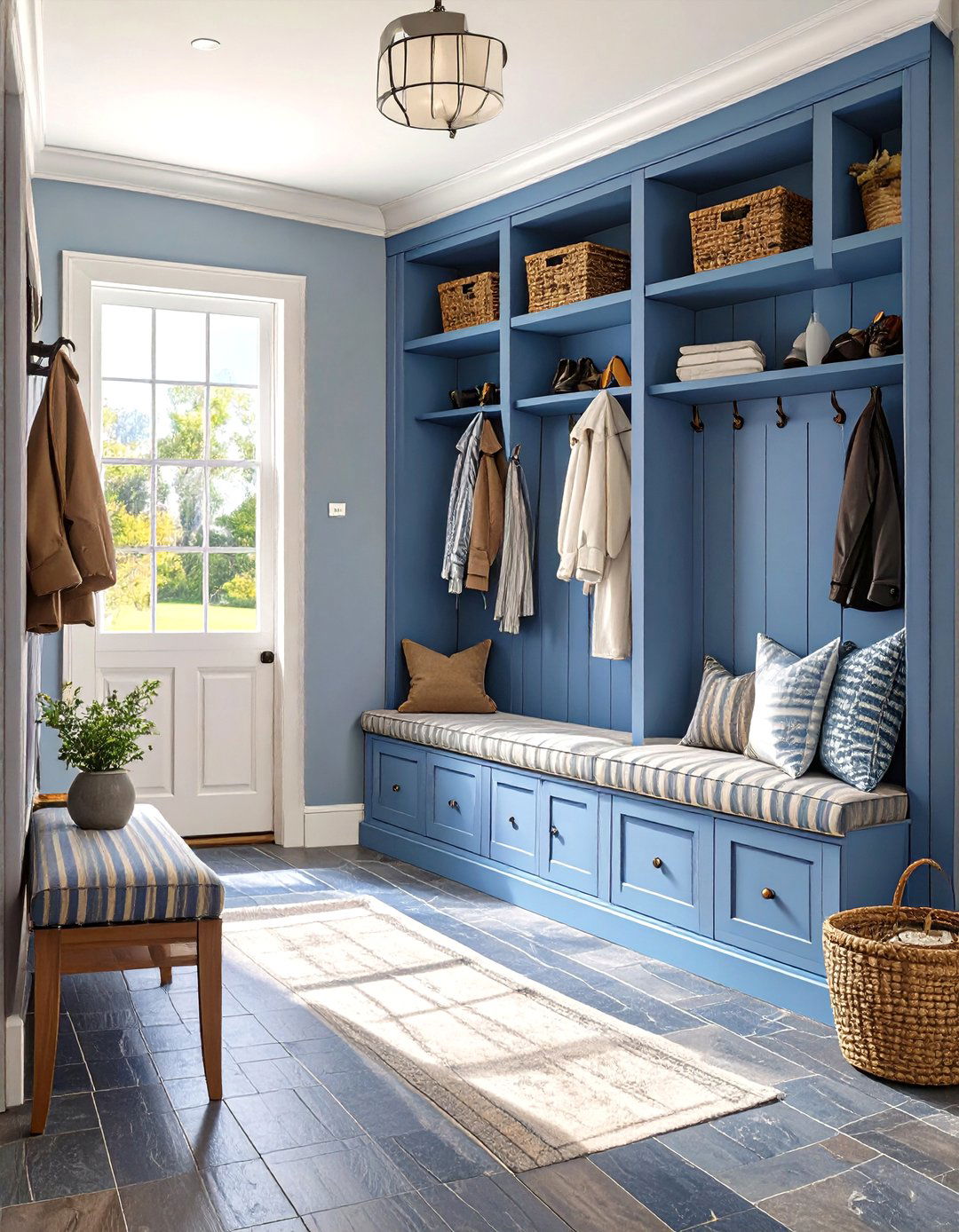 The Mudroom with Built In Storage - 30 cape cod interior design ideas