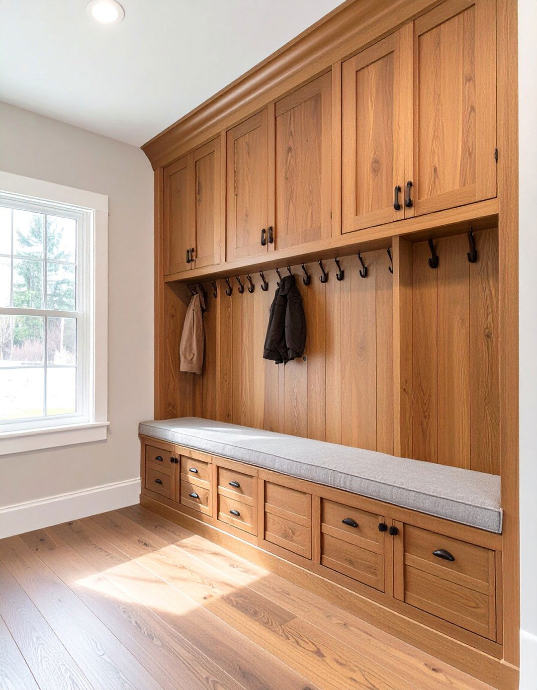 The Mudroom with Custom Storage - 30 arts and crafts interior design ideas