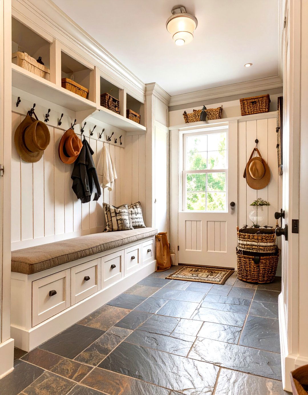 The Mudroom with Practical Elegance - 30 french country interior design ideas