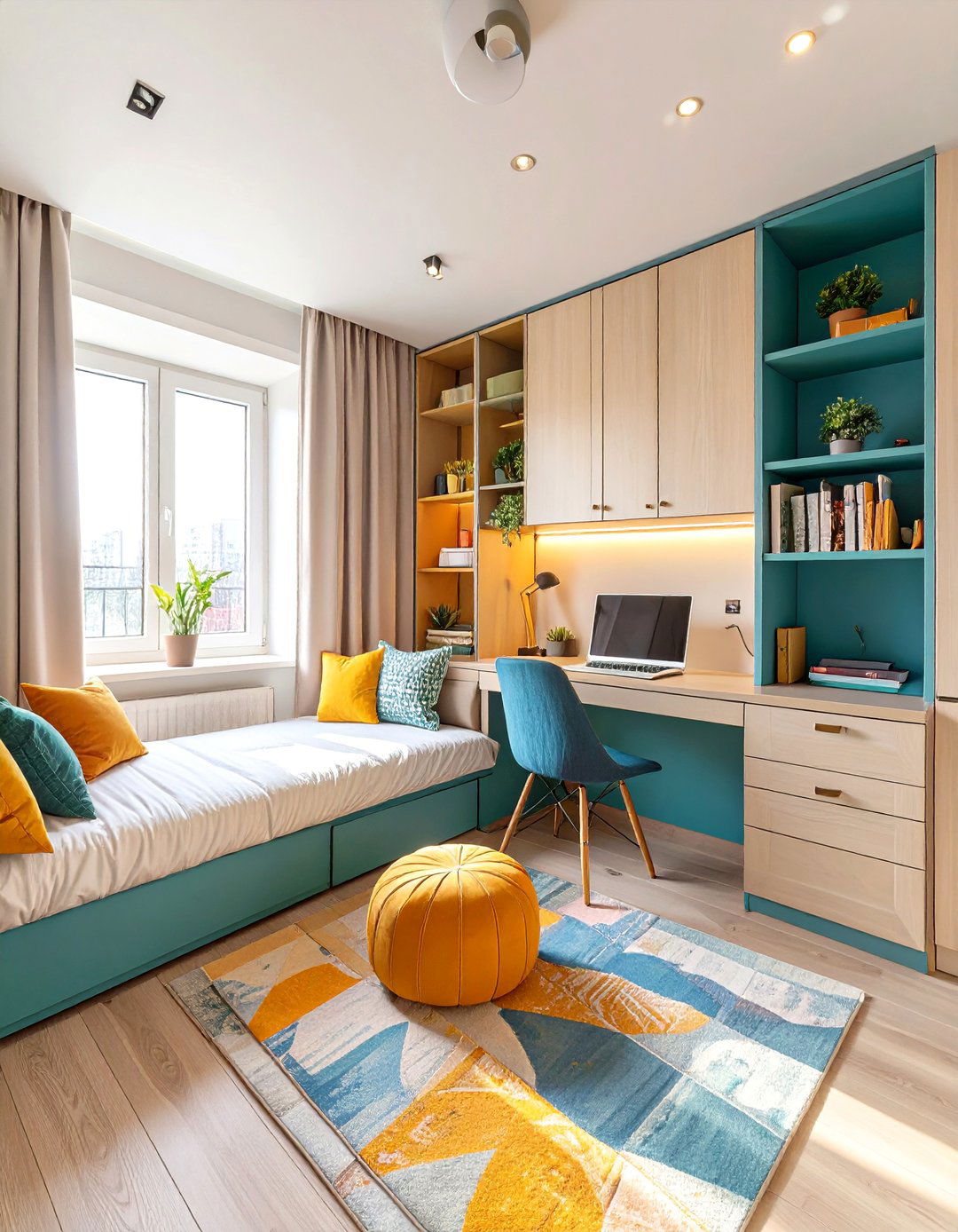 The Multi Functional Guest Room Office - 30 at home office ideas