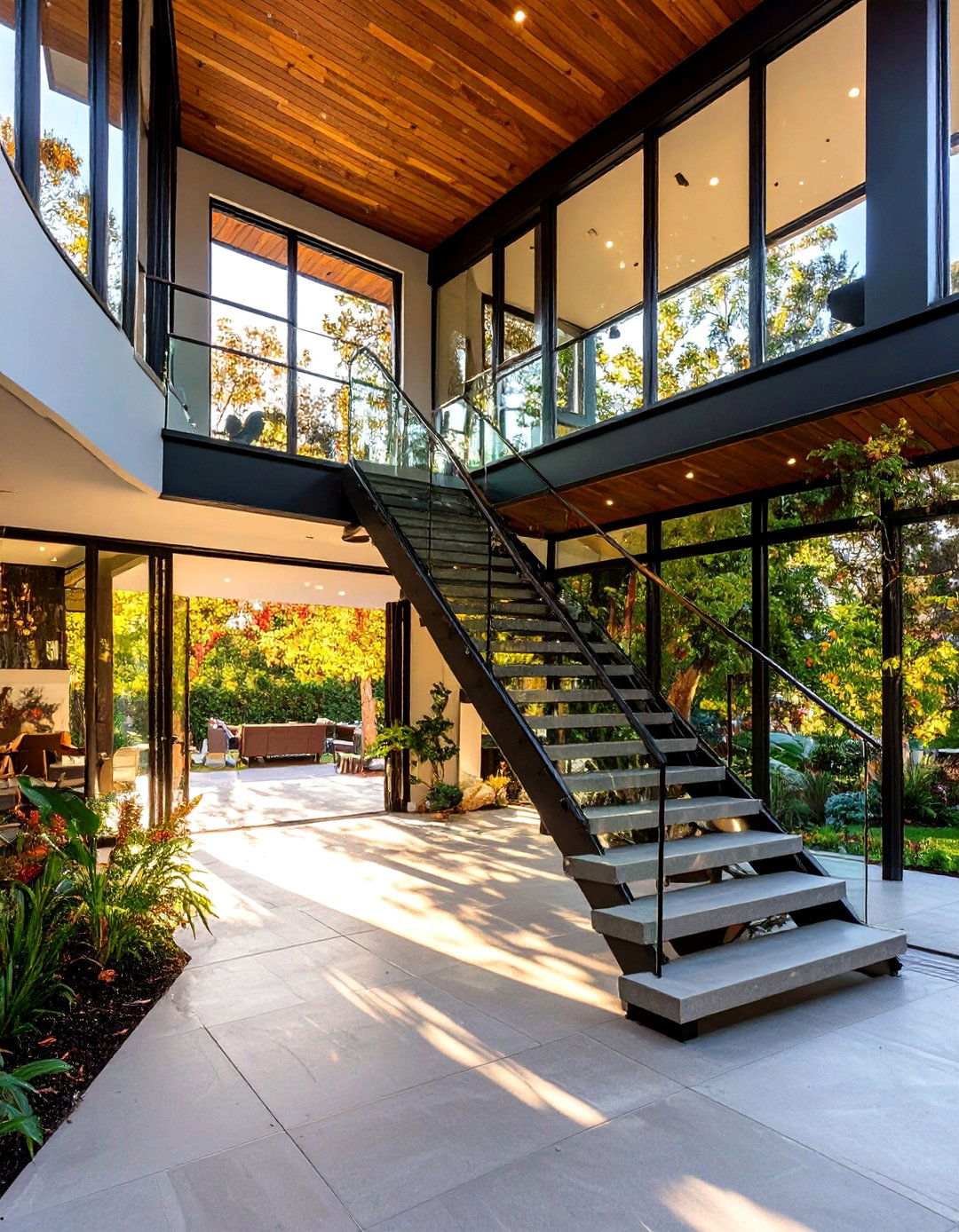The Multi Level Connector - 30 enclosed breezeway ideas from garage to house