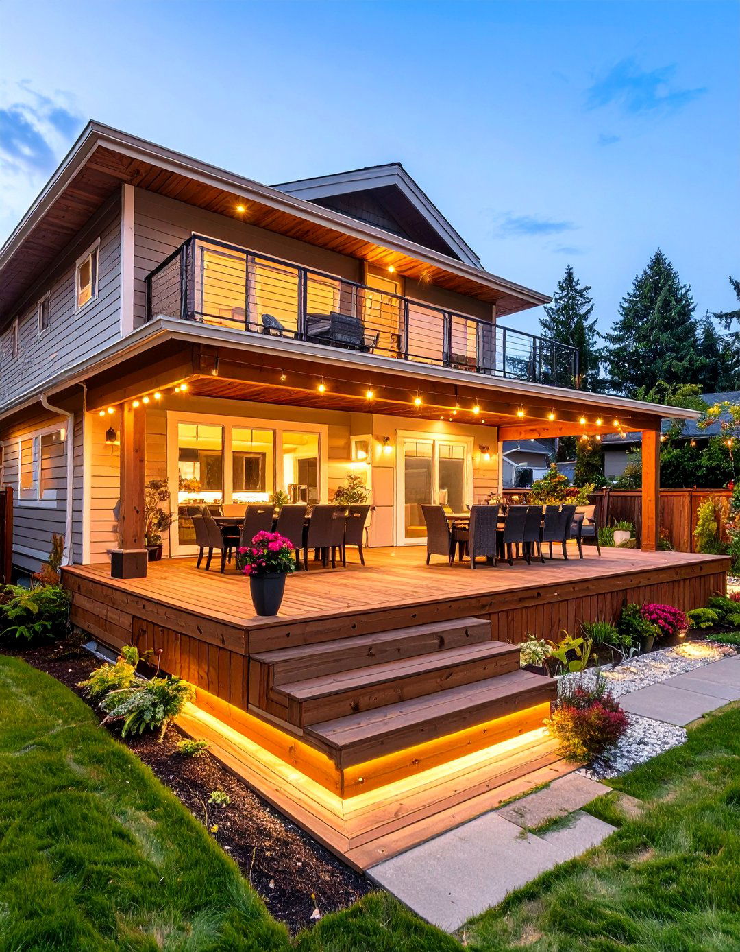 The Multi Level Deck Design - 30 backyard makeover ideas