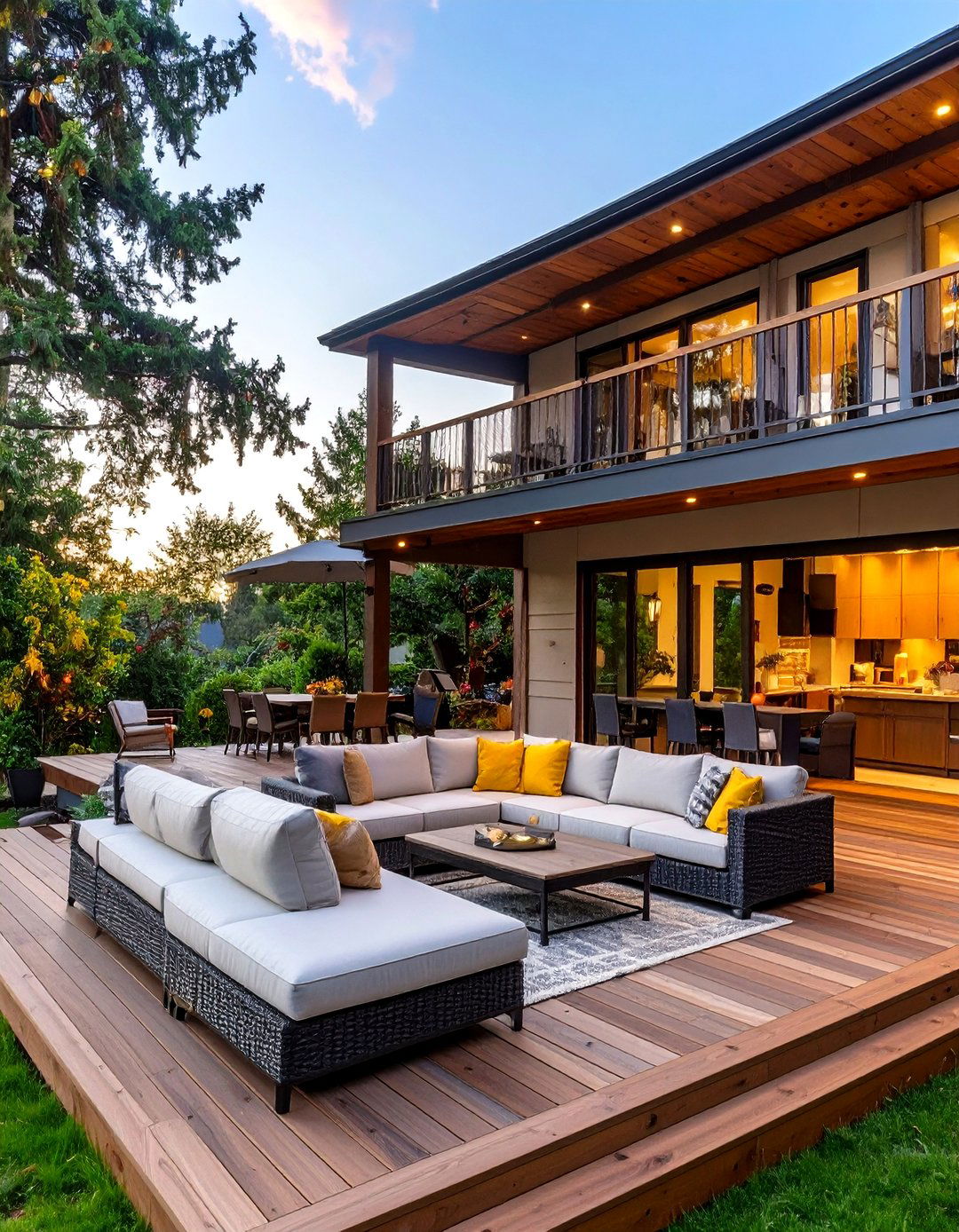 The Multi Level Deck Design - 30 backyard seating ideas