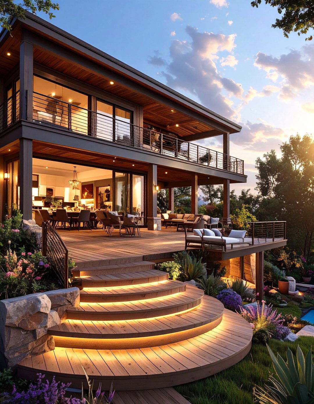 The Multi Level Deck Design - 30 deck decor ideas