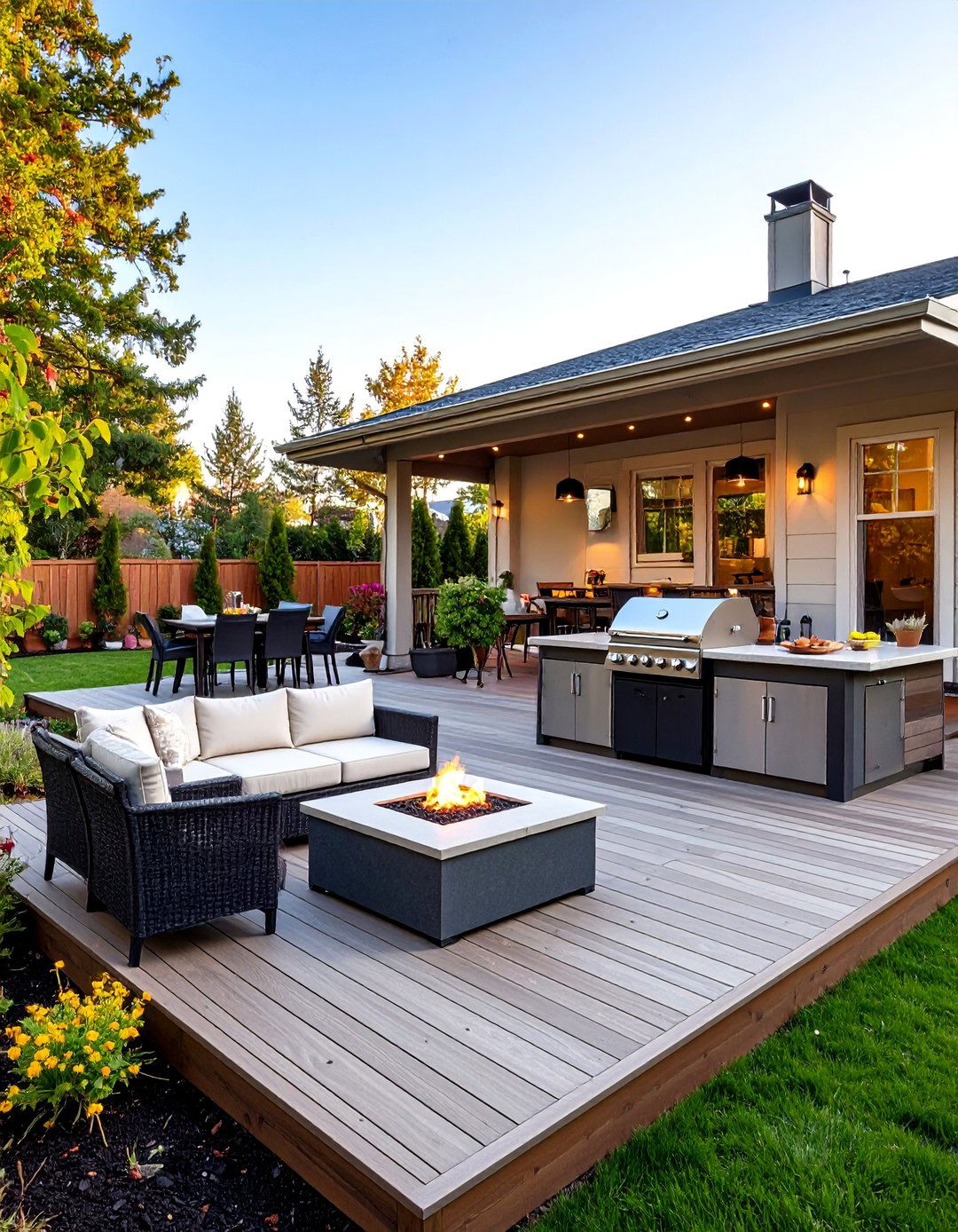 The Multi Level Deck Destination - 30 backyard grill ideas