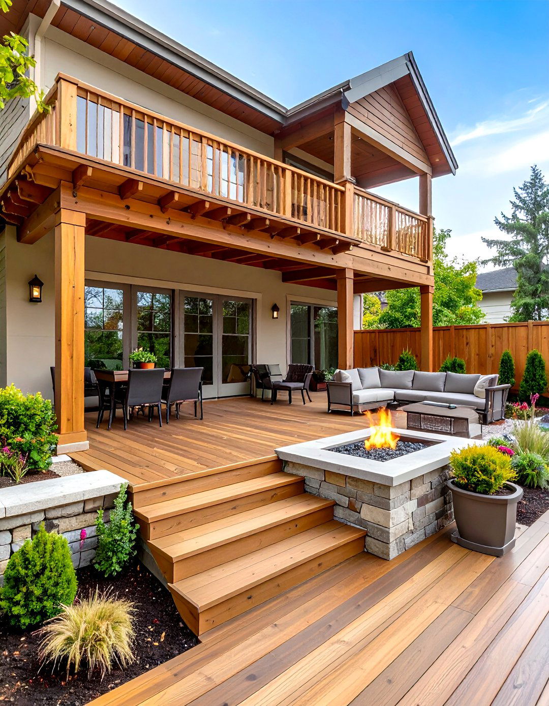 The Multi Level Deck and Patio - 30 backyard covered patio ideas